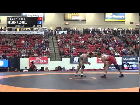 65 kg QF - Logan Stieber (TMWC) vs Kellen Russell (NYAC)