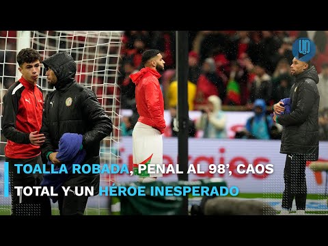 🥊😳 Una toalla provoca el caos en la final Marruecos vs Senegal de la Copa Africana 2026 🇸🇳🇲🇦