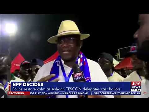It is satisfactory that A/R TESCON delegates were not disenfranchised -Agyarko