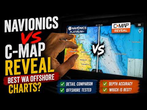 Navionics Platinum+ vs C-MAP Reveal — Best Charts for Western Australia (Simrad Evo2 & Evo3)