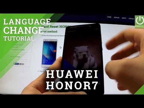 HUAWEI Honor 7 - How to Change Language in Honor devices