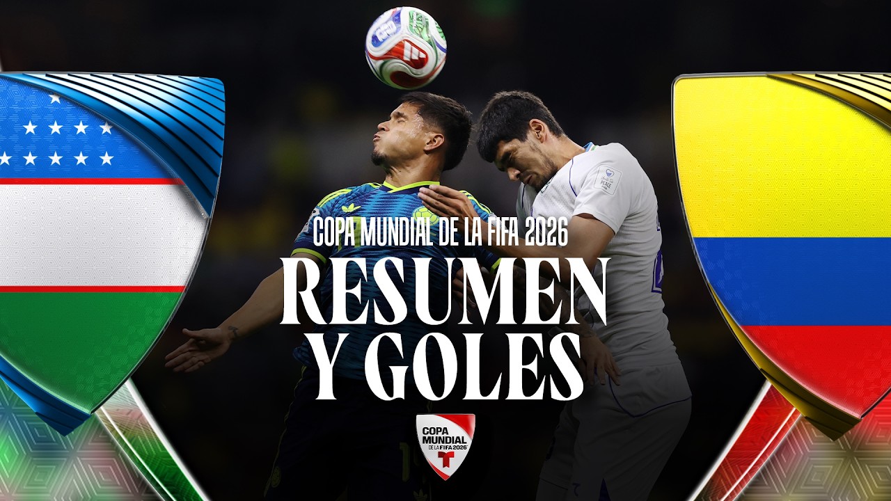 Resumen Uzbekistán vs Colombia