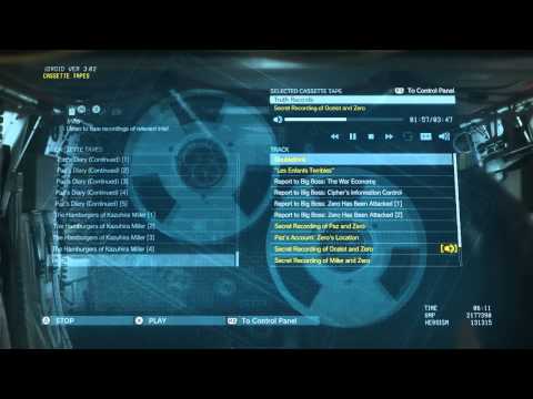 MGSV: TPP - Cassette Tape Recording - Truth Records FINAL (The Phantom Pain)