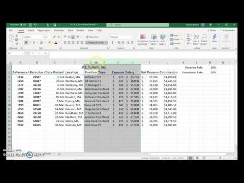 Excel Module 2 Sam Textbook Project