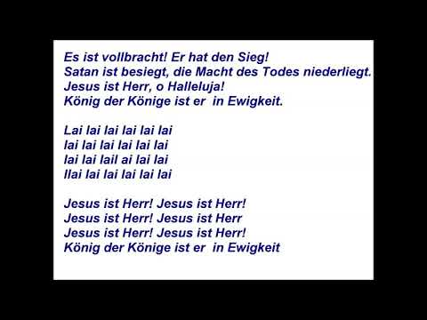 Es ist vollbracht Lyrics