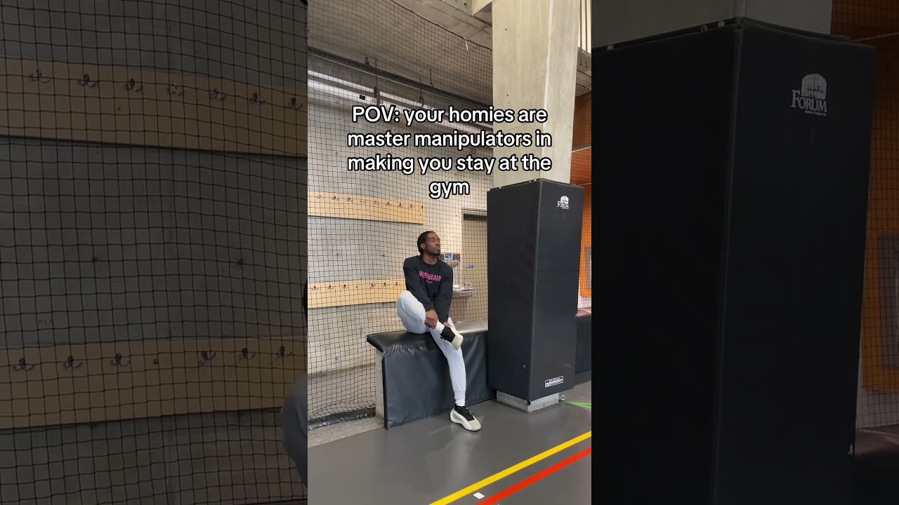 POV: your homies are master manipulators in making you stay at the gym #basketball #shorts
