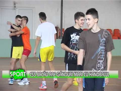 CSS Bacău are gânduri mari cu handbalul  - www.1tvbacau.ro (09.02.2014)