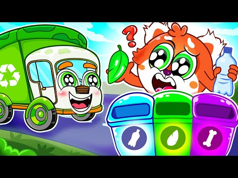 Let Clean Up Trash Song 🧹🗑️🚛Garbage Truck Song 🚛🚌🚗🚓+More Nursery Rhymes by BabyCars Story