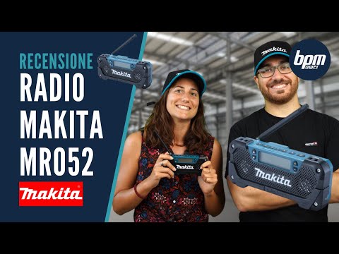 Makita radijas DEAMR052, 10,8V CXT, be akumuliatoriaus ir kroviklio video