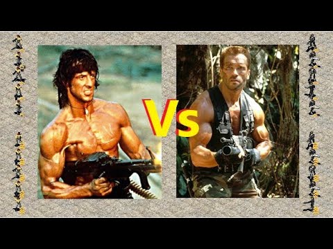 Arnold Schwarzenegger vs Sylvester Stallone  - Red Alert 2