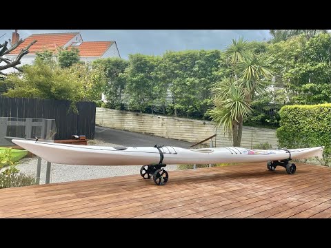 First paddle with the Mirage 730, one of the longest sea kayaks.