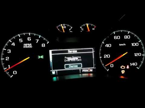 CHEVY IMPALA 2015 STABILITRAK PROBLEM
