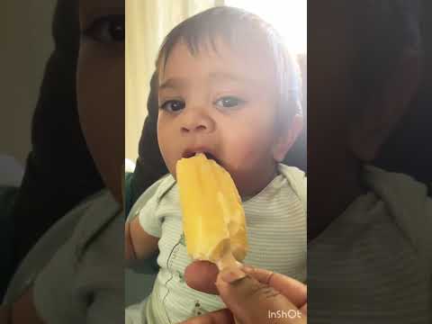 This baby first time ice cream taste #shortsfeed ##ytshorts @Fahmida.naz771