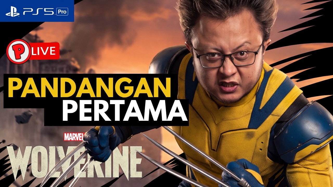 🐺 MARVEL'S WOLVERINE PS5 PRO — FIRST IMPRESSION! Gameplay Perdana + Reaksi