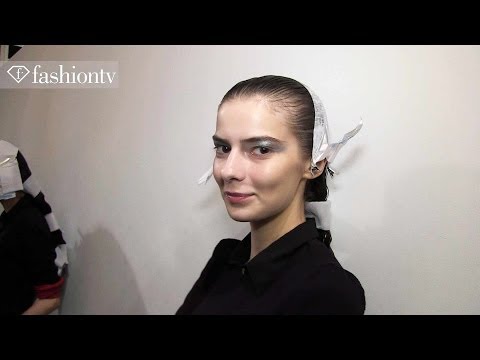 John Rocha Spring/Summer 2014 Hair and Make Up | London Fashion Week LFW | FashionTV