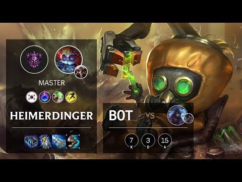 Heimerdinger Bot vs Aphelios - KR Master Patch 10.9