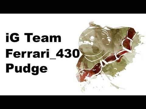 Dota 2 iG.Ferrari_430 Pudge gameplay