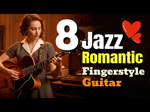 🔥TOP 8🔥Romantic Jazz Fingerstyle Guitar Songs | Easy TAB + Tutorial | Lyrics
