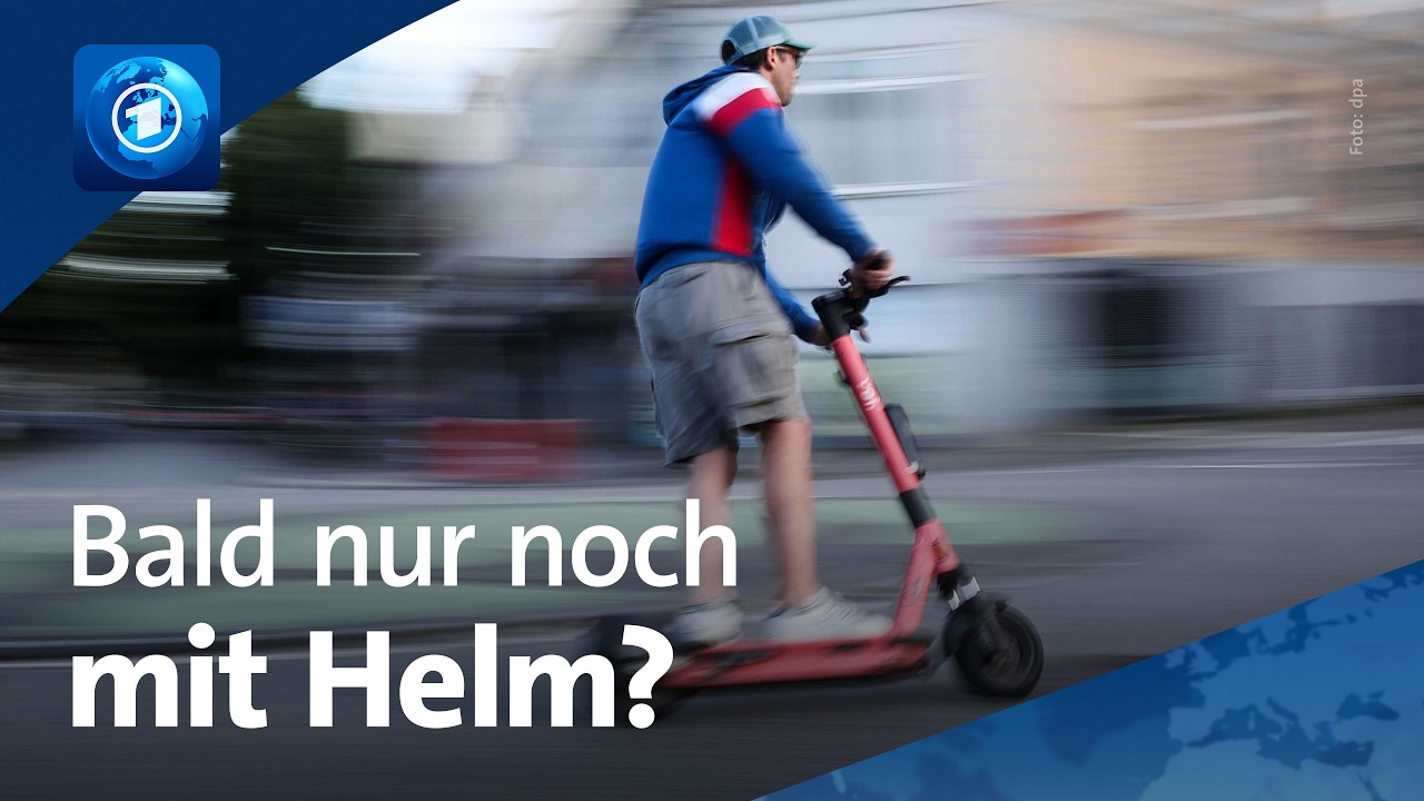 E-Scooter-Fahren: Auch in Deutschland bald mit Helm?