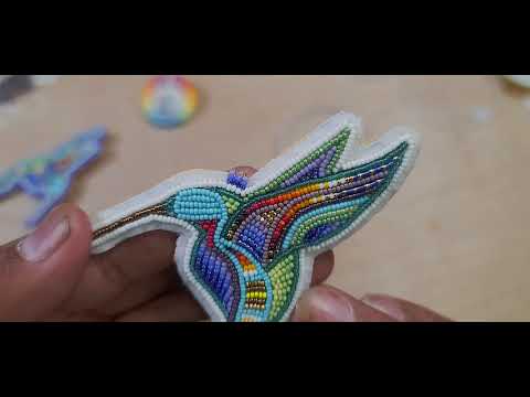 Wrapped beaded edge... Quick short Video.