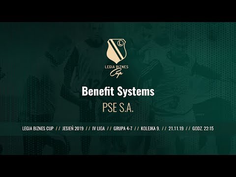 Skrót spotkania Benefit Systems - PSE S.A. ( Legia Biznes Cup Jesień 2019 )