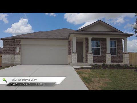 Stunning Newly Built 3 Bed/2 Bath Home in Round Rock! property video
