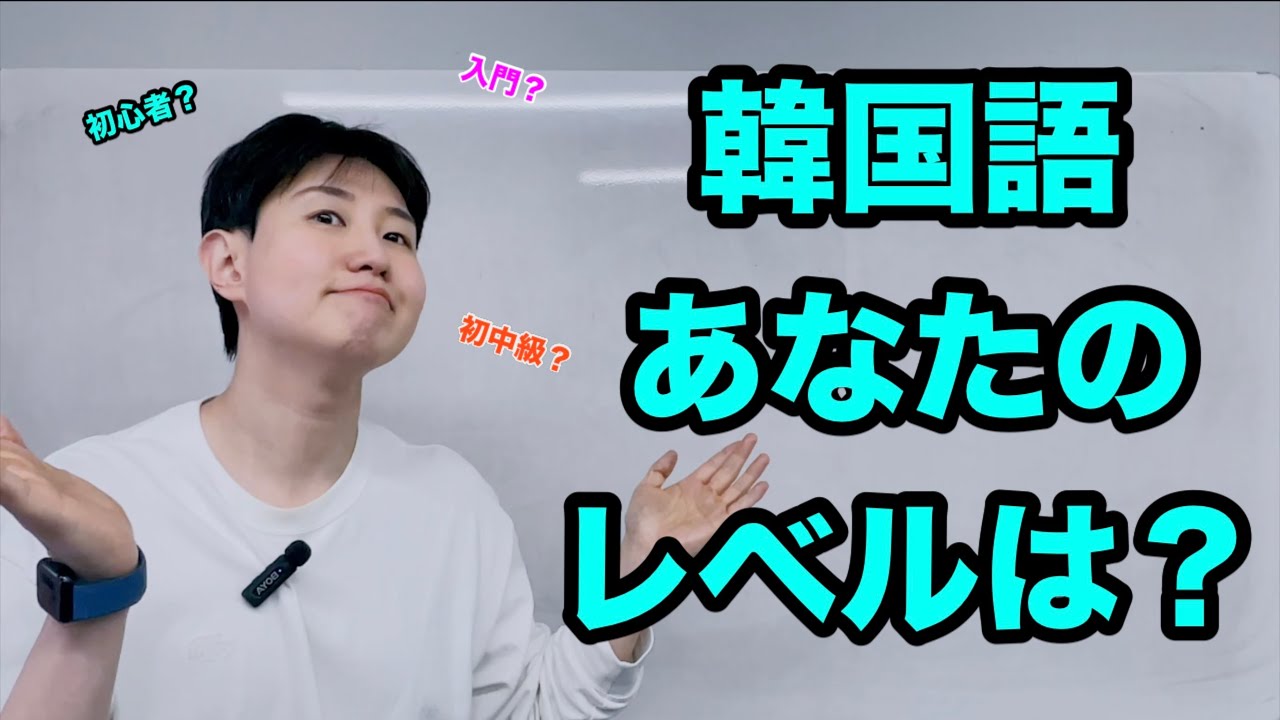 これ聞き取れたら、韓国語もう初心者ではない！