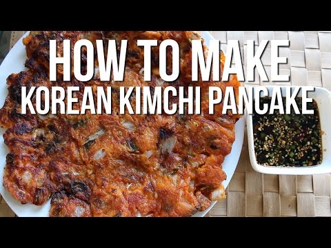 HOW TO MAKE: KIMCHI PANCAKE WITH PORK BELLY + GREEN ONION | KIMCHI JEON | KIMCHI BUCHIMGAE | 김치전