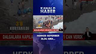 Dalgalara Kapılan 4 Arkadaştan 1'i Can Verdi!