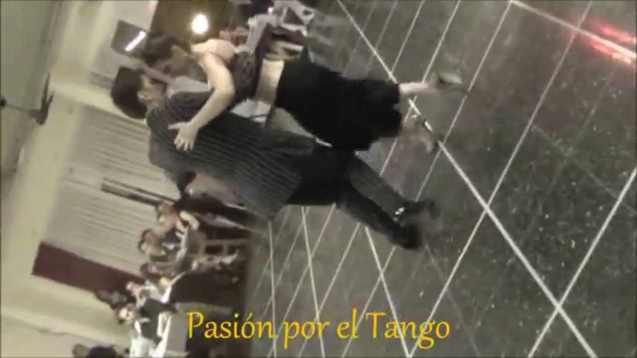 DAIANA PUJOL y DEMIAN GARCIA Bailando el Vals TEMO en FLOREAL MILONGA