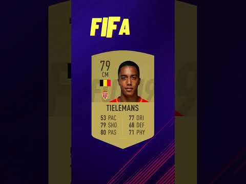 AMAZING EVOLUTION OF YOURI TIELEMANS IN FIFA 🔥⭐ #eafc24 #fc24 #fifaratings