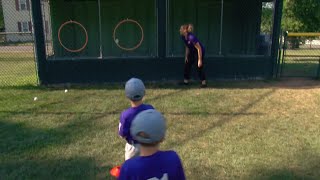 Hula Hoop Throwing Competition