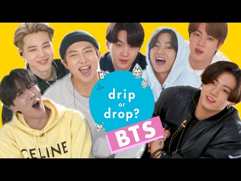 BTS Reacts to Their Favorite Fashion Trends | Drip Or Drop? | Cosmopolitan