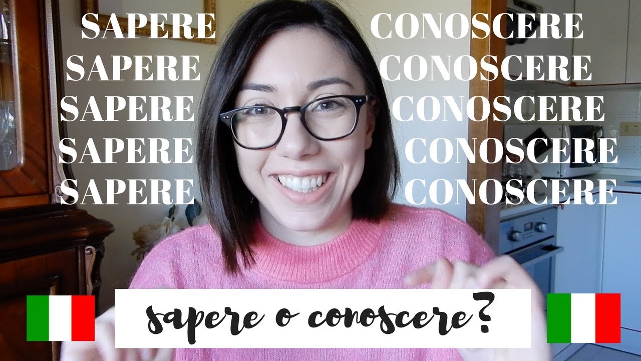 CONOSCERE o SAPERE? Which one to use and when? (Italian audio) | Learn Italian with Lucrezia