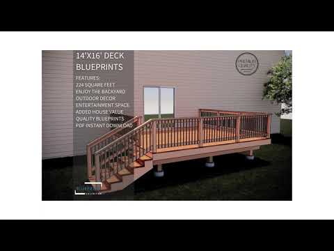 Deck Plans 14x16 for DIY Construction and Permit