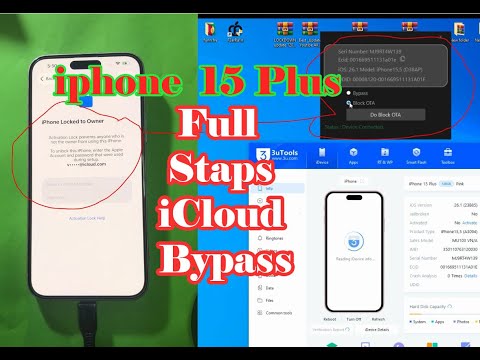 iCloud Bypass ios 26 1 and ios 26.2  here show with iPhone15 Plus