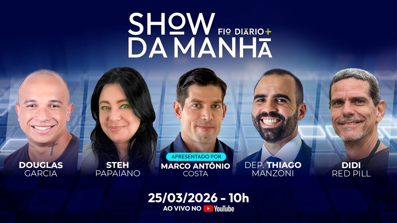 SHOW DA MANHÃ - 101% ILEGAL: A PRISÃO “HUMANITÁRIA” MAIS DESUMANA DE BOLSONARO - 25/03/2026