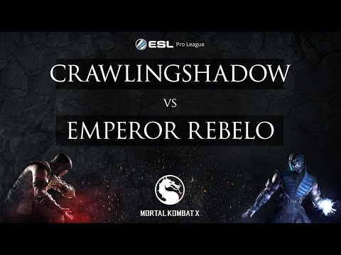 MKX - CrawlingShadow vs. Emperor Rebelo - ESL Pro League 2015 - NA Week 4 Final