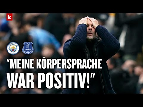 Frustriert? Pep Guardiola widerspricht Reporter: "Das ist nicht wahr!" | Manchester City