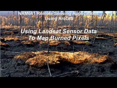 Using Landsat Sensor Data To Map Burned Areas