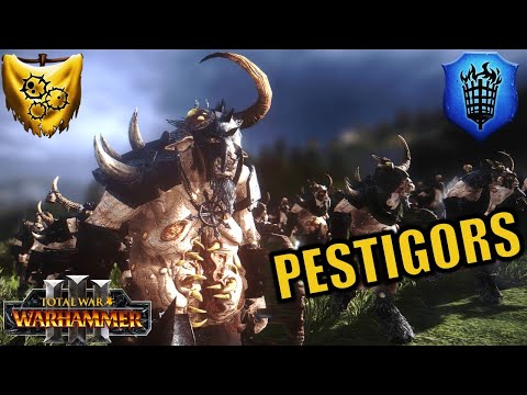 PARADE of the PESTIGORS - Nurgle vs. Kislev - Total War Warhammer 3