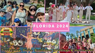 Florida 2024 - 20 Days, 1 Video, Parks, Birthdays, Weddings and Hurricanes!