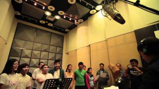 ABS-CBN Christmas Station ID 2010 Recording Sessions
