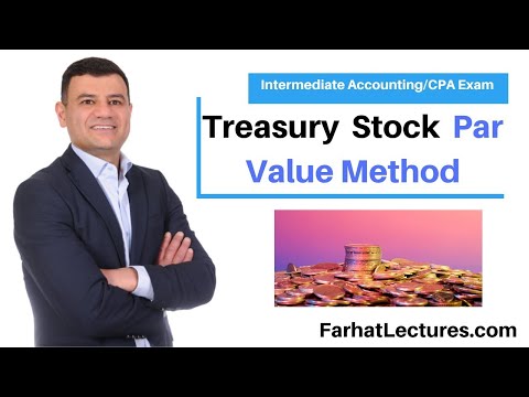 Treasury Stock Par Value Method  CPA Exam