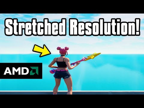 How To Setup Stretched Resolution In FORTNITE CHAPTER 4 (AMD Only)