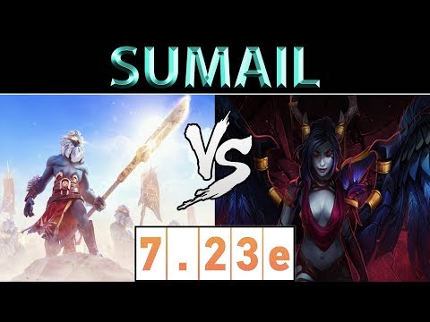 SumaiL [Phantom Lancer] vs [Queen of Pain] ► NA Ranked ► Dota 2 7.23e