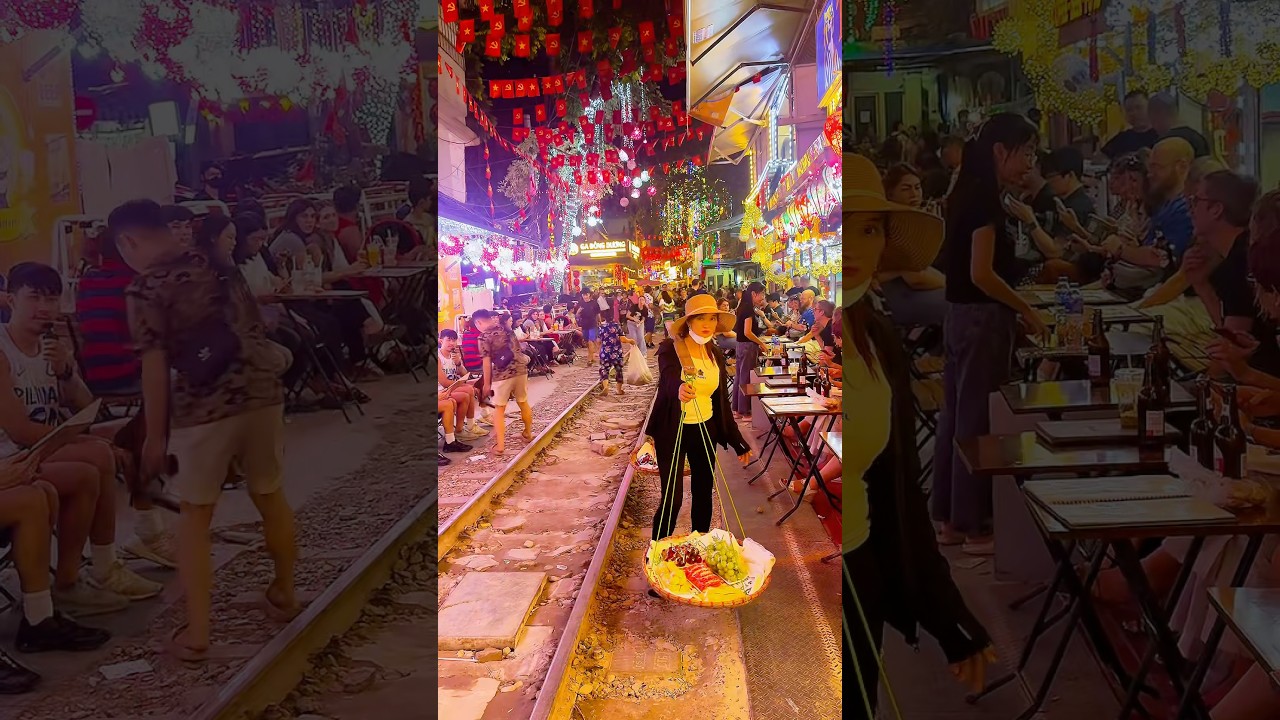 Train street#hanoi#vietnam#travel#ash channel❤️