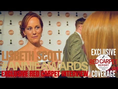 Lisbeth Scott, Composer, "Tumbleleaf" on Amazon interviewed at 45th Annual Annie Awards #ANNIEAwards