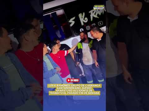 Los K Ramones, grupo de carranga santandereano, sufrió aparatoso accidente de tránsito