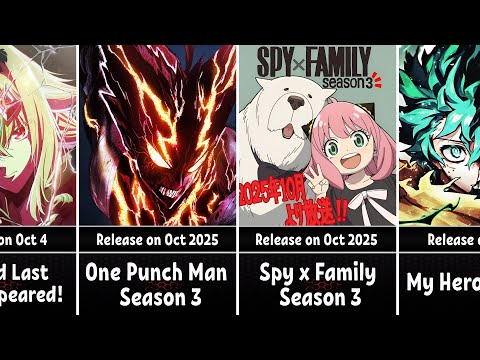 All Upcoming Anime of Fall 2025
